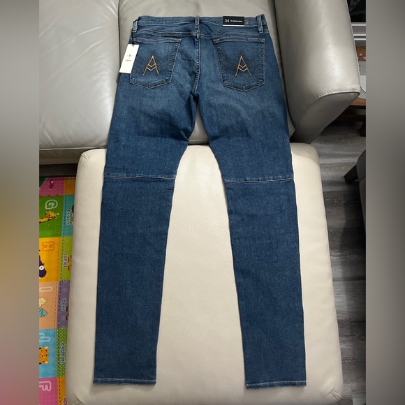 NWT - 7 For All Mankind x Dazzle Men’s the Stacked Skinny Jeans - Size 34 - Picture 7 of 11
